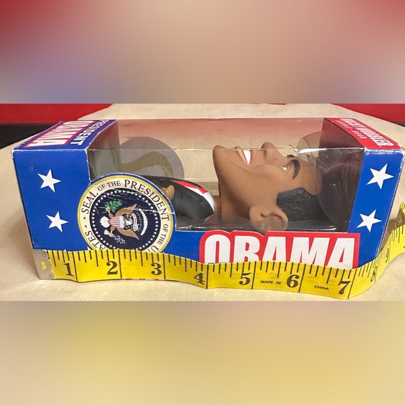 Funko Wacky Wobbler Bobble Head President Obama With Box - Picture 8 of 10